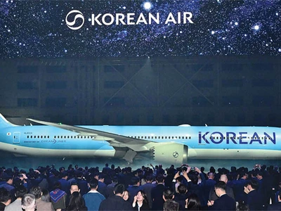 대한항공, 41년만의 새 로고… 동체엔 ‘KOREAN’만