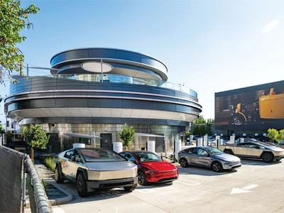 테슬라, LA에 첫 식당·휴게소 시설 열어