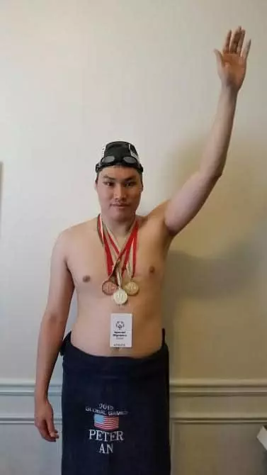 장애인 올림픽 한인선수, 수영서 금메달