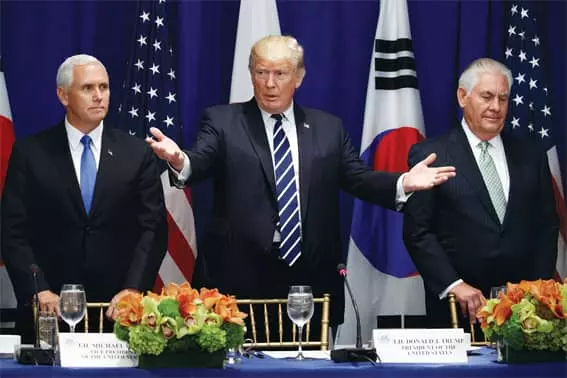 트럼프“불량정권 지원 못해”…북한 돈줄 차단