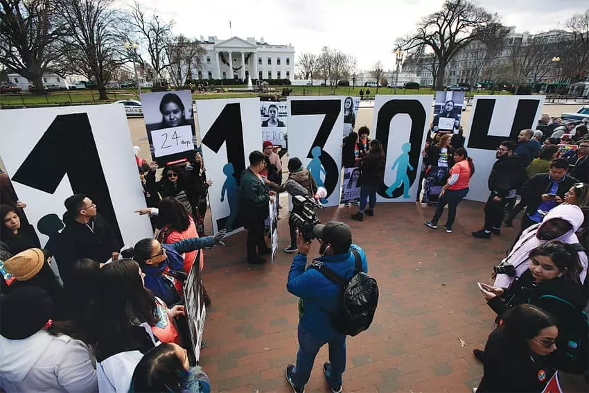 <사진>백악관서 드림법안 시위