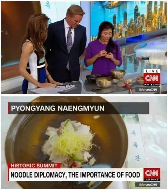 이지연 쉐프, CNN 깜짝 출연 "이게 평양 냉면"