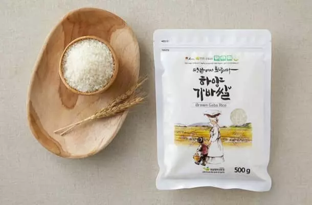 쌀이야? 건강식품이야?  땅끝마을 친환경 재배 '하양 가바쌀' 선봬