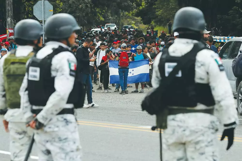 ‘트럼프 장벽’된 멕시코