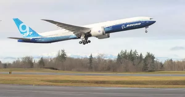 보잉 차세대 항공기 ‘777X’ 첫 시험비행 성공