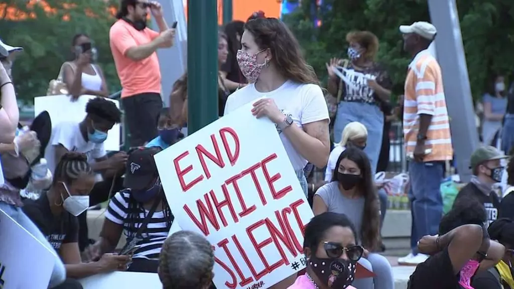 <사진>'플로이드·아베리 사망사건'에 성난 애틀랜타 시위대