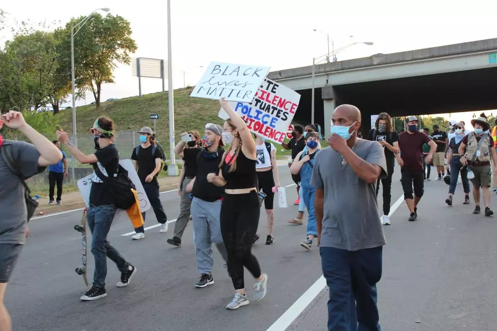 <사진>브룩스 사망사건 시위 열려
