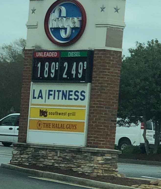 개스값 하락은 어디까지