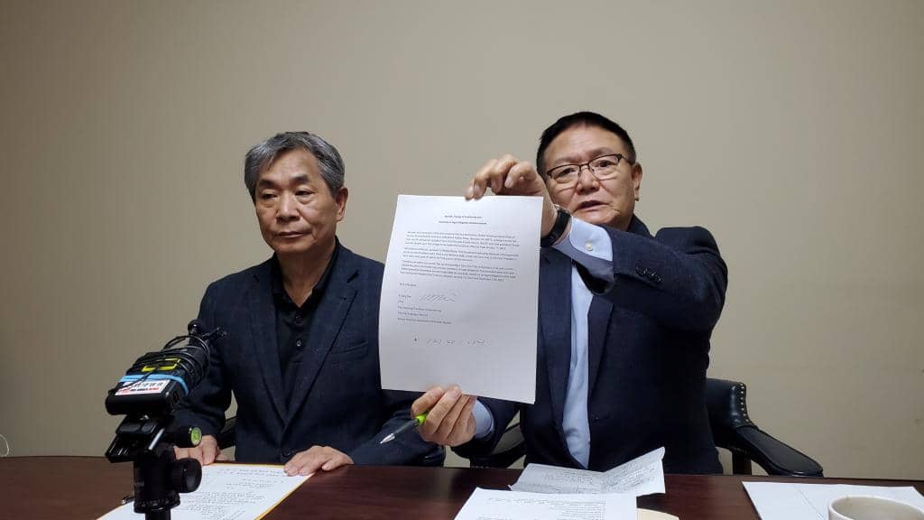 제34대 김윤철 회장에게 보낼 