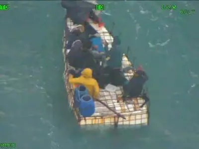 스티로폼 배 타고 16일 표류…쿠바인들 미국 향한 위험한 항해