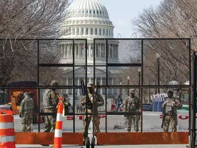 연방의사당 삼엄 경계
