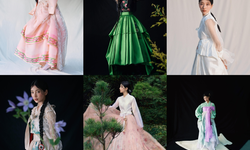 한복 입은 '수지', 크리스마스에 뉴욕 타임스스퀘어 전광판 장식