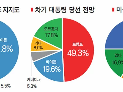 [2024년 선거의 해 - 미 전역 한인 설문조사] 한인 지지도 바이든 38%·트럼프 30%