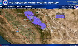 캘리포니아에 때아닌 '눈 주의보'…17년 만에 처음