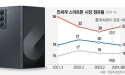 삼성 스마트폰 1위 지켰지만… 중국·애플 거센 추격