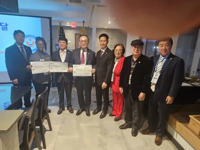 서정일 총회장 동남부 인사들과 간담회