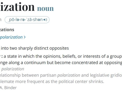 메리엄웹스터 사전, 올해의 단어로 '양극화' 선정