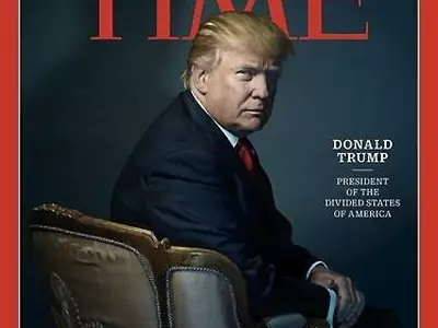 "시사주간 타임, '올해의 인물'에 트럼프 선정"
