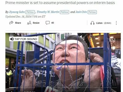 美언론 "尹도박 실패…권력 정점서 충격적 몰락