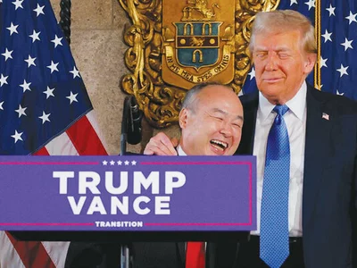 “더 늘릴 수 있나요”… 트럼프, 손정의 2,000억불 유치