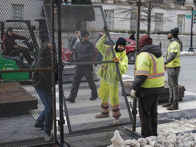 대통령 취임식 ‘철통보안’… 군경 2만명 동원·30마일 펜스도