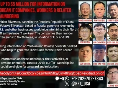 재무부, 'IT 노동자 해외 파견' 북한 회사·개인 제재