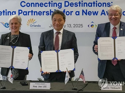 인천공항공사, 올랜도 신규노선 개설 위한 파트너십 체결