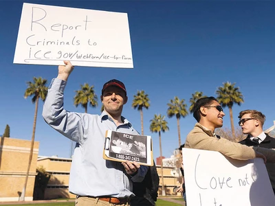 대대적 불체자 단속에 조직적 대응