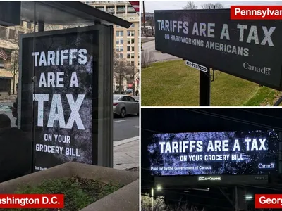 “관세는 세금” 애틀랜타 곳곳에 반관세 광고