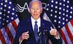 “미국 너무 빨리 망가져”… 돌아온 바이든, 트럼프 저격