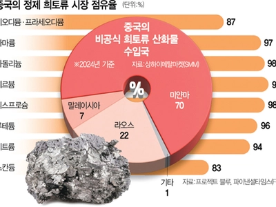 차부터 MRI까지…전세계 숨통 죄는 중 ‘희토류 통제’
