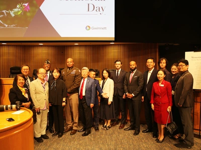 귀넷 메모리얼데이 추모식에 한인들도 참여