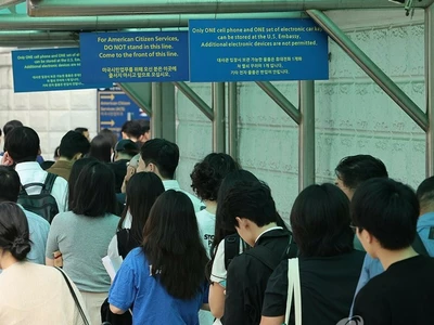 미 대사관 유학비자 인터뷰 전면 중단