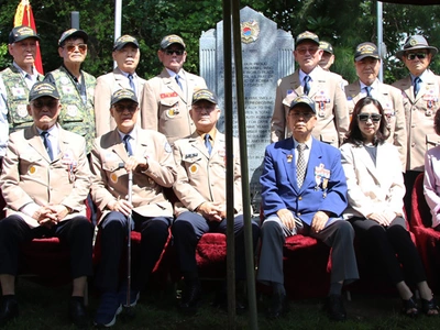 월남참전 국가유공자회 현충일 기념식 열어