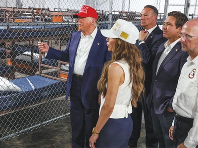 불체자 구금용 텐트촌 구축 박차