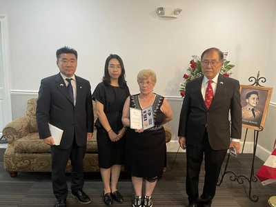 한국전 영웅 75년만에 미 국립묘지 안장