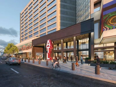 ‘더 센터’로 변한 구CNN센터...화려한 변신