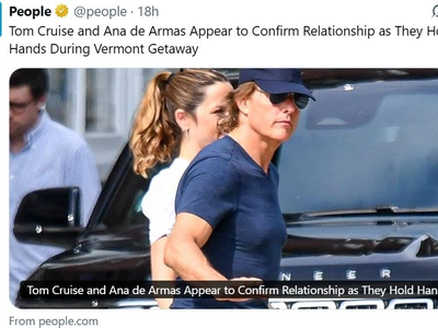 톰 크루즈, 26살 연하 배우 아나 데 아르마스와 공개 열애 행보