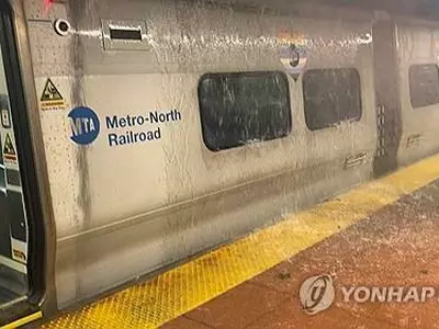 뉴욕일대 물폭탄에 도로 폐쇄·지하철 운행 중단
