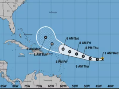 열대성 폭풍 '에린' 내일 허리케인 격상