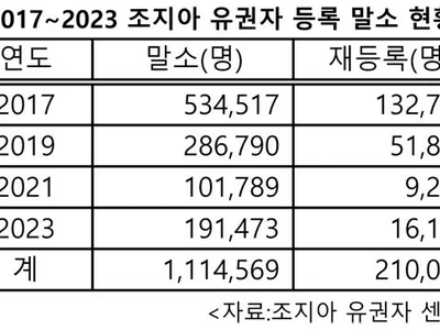 조지아 유권자 50여만명 등록 말소