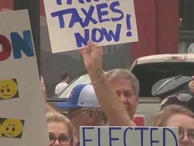 월튼카운티 재산세 인상에 주민 항의 시위