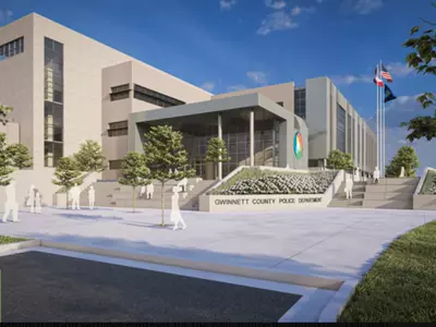 귀넷경찰 본청 신축공사 "일단 보류"