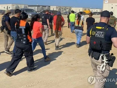 “현대차-LG엔솔 공장서 불법체류 475명 체포…한인 300여명 체포”