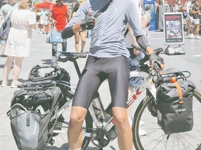 20대 한인, 자전거 대륙 횡단 ‘화제’