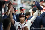MLB 애틀랜타 김하성, 10경기 연속 안타…팀은 9연승 행진