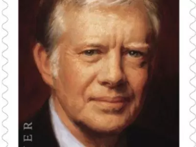 고 카터 전 대통령 기념 우표 발행