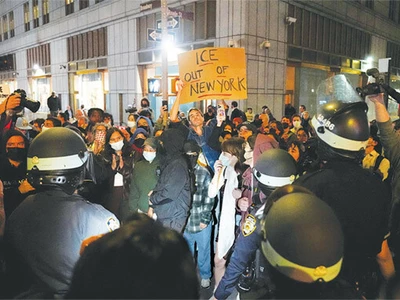 “ICE 뉴욕서 나가라”… 이민 단속 항의 시위