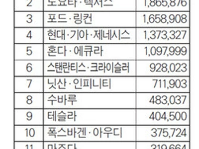 ‘관세 전쟁’ 속 현대차그룹 4위… 시장 점유율 상승