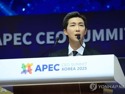 [경주APEC] BTS RM "K팝은 비빔밥…한국 정체성 지키며 다양성 존중"